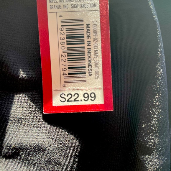 2/$30 Merona swim skirt skirtini black size small - Picture 6 of 8